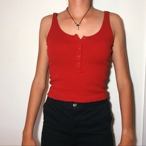 Brandy Melville Red Tank Top